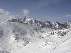 schneebedeckte Alpen
