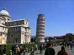 Das obligatorische Foto vom Schiefen Turm in Pisa