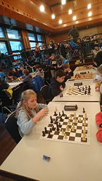 Foto von den  ostfriesischen Schulschachmeisterschaften in Aurich (Januar 2024)