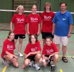 Foto der Badminton-Mannschaft