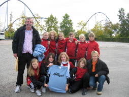 Foto von der Teilnahme der TGG-Mädchen an den Deutschen Meisterschaften im Schulfußball