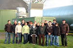 Foto einer Exkursion zur Biogasanlage Bauer Erchinger