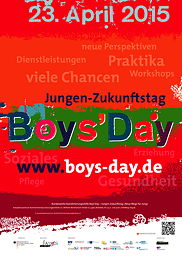 Plakat zum Boys’ Day 2015