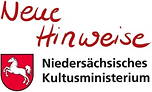 Logo des Kultusministeriums mit Vermerk 'Neue Hinweise'