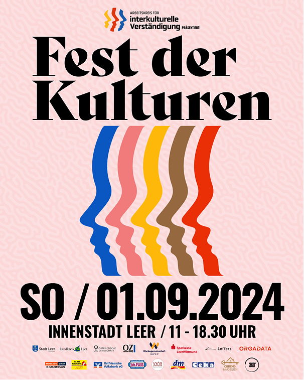 Das Plakat zum Fest der Kulturen 2024