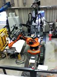 Komplex und sehr teuer: Ein Produktions-Roboter-Prototyp des Technikums