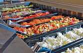 Foto der Salate beim Food Revolution Day im TGG